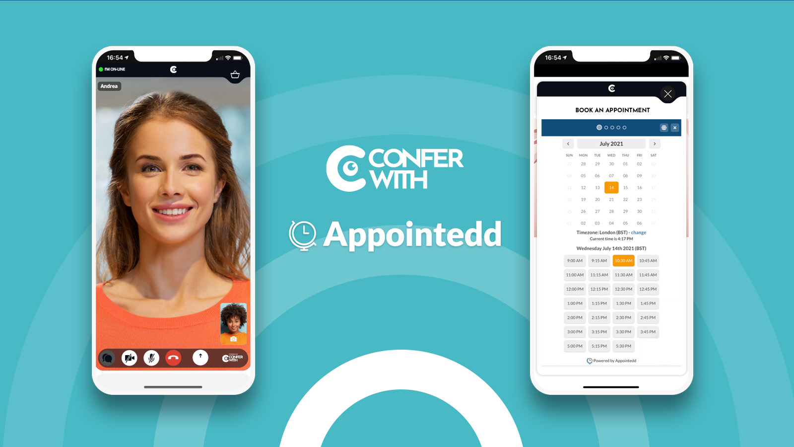 confer with x appointedd powering virtual appointments
